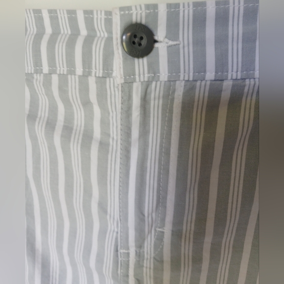Lee Womens Mini Skort Skirt Waist 17 INGray/White Stripe - Picture 4 of 11